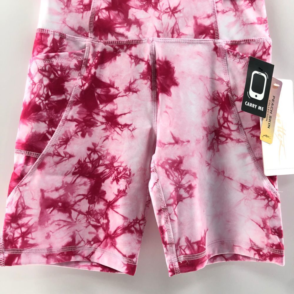 High Waist Biker Shorts X BY GOTTEX‎ Tie Dye XS - Picture 3 of 11